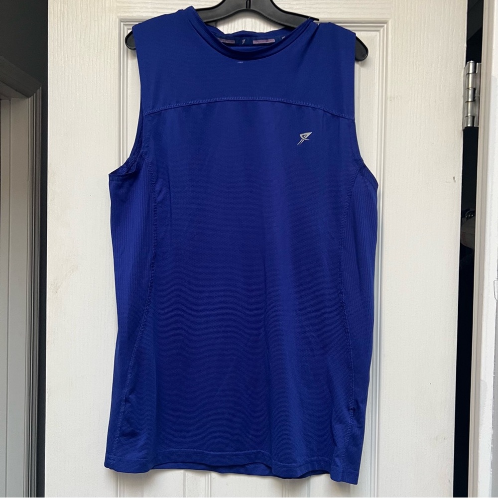 $10 Deals 🤝🔖 Gym Training Tank Top Muscle tee blue athletic shirt size small
